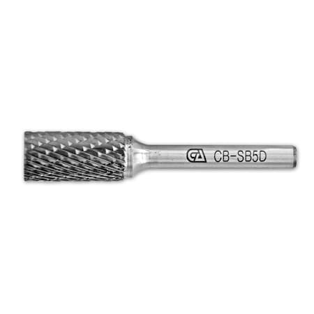 SB-5 Double Cut Cylindrical With End Cut Tungsten Carbide Burr